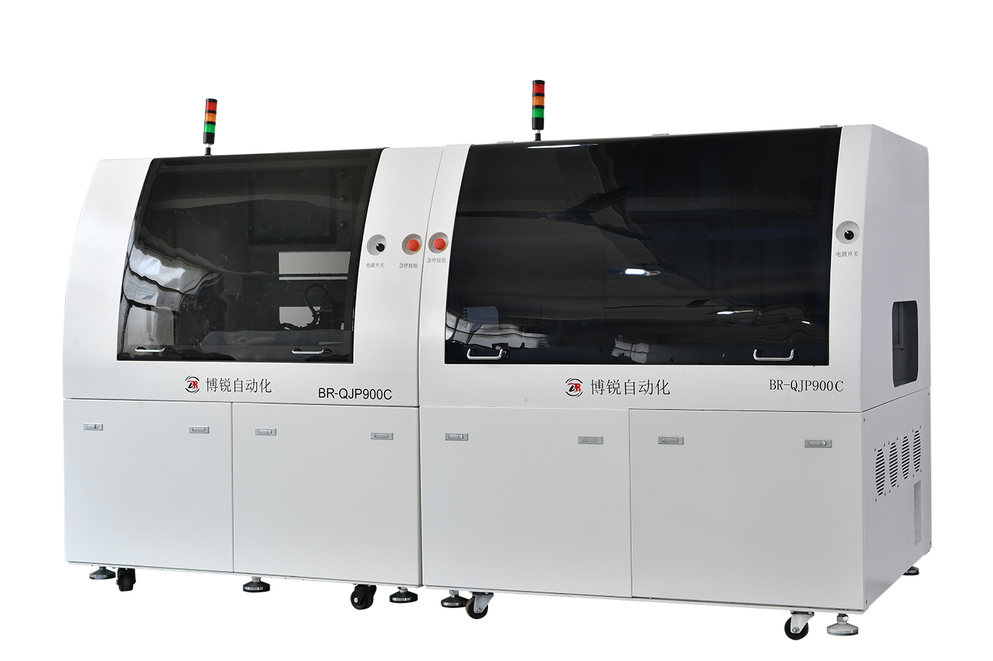 全自动小尺寸三合一点胶机+晾干机